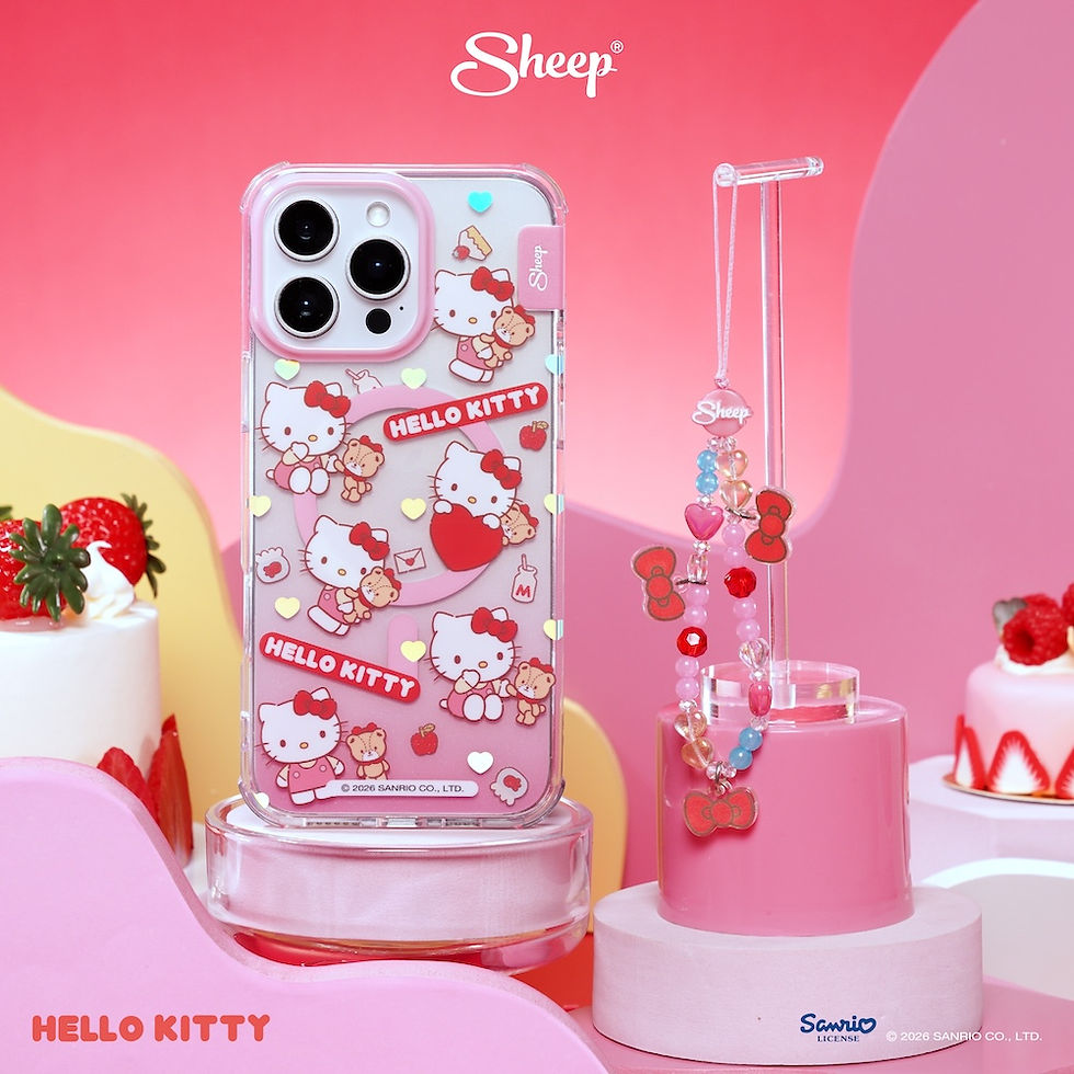 ภาพขนาดย่อ: เคสคิตตี้ ไอโฟน hello kitty canvas case iphone magsafe สีแดง ชมพู ลิขสิทธิ์แท้ sanrio ซานริโอ้ ลายน่ารัก มีของแถม