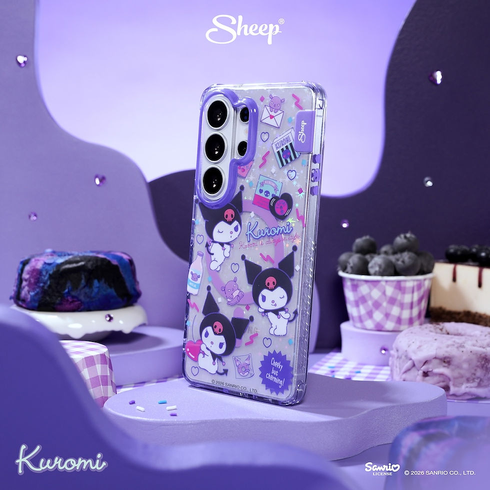 ภาพขนาดย่อ: เคส ซัมซุง คุโรมิ ลายน่ารัก kuromi case samsung s25 s26 ultra magsafe ลิขสิทธิ์แท้ sanrio สีม่วง ดำ ซานริโอ้ กันกระแทก