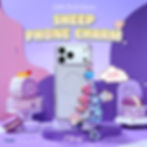 สายห้อยมือถือ little twin stars สีม่วง phone charm ลิตเติ้ลทวินสตาร์ ใช้คู่เคส sanrio ลิขสิทธิ์แท้ accessories ซานริโอ้