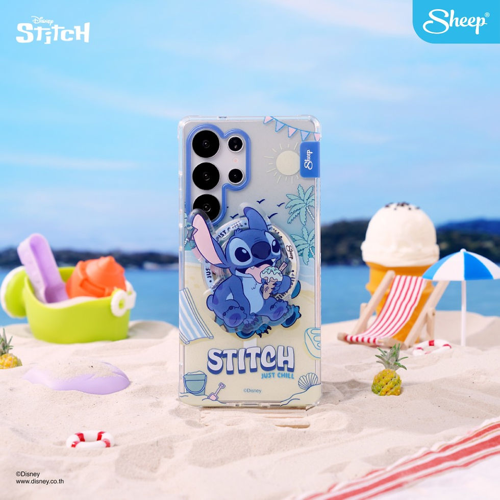 ภาพขนาดย่อ: เคสกันกระแทกลวดลาย Stitch ลิขสิทธิ์แท้ ชาร์จไร้สายได้ เคส Samsung Stitch
