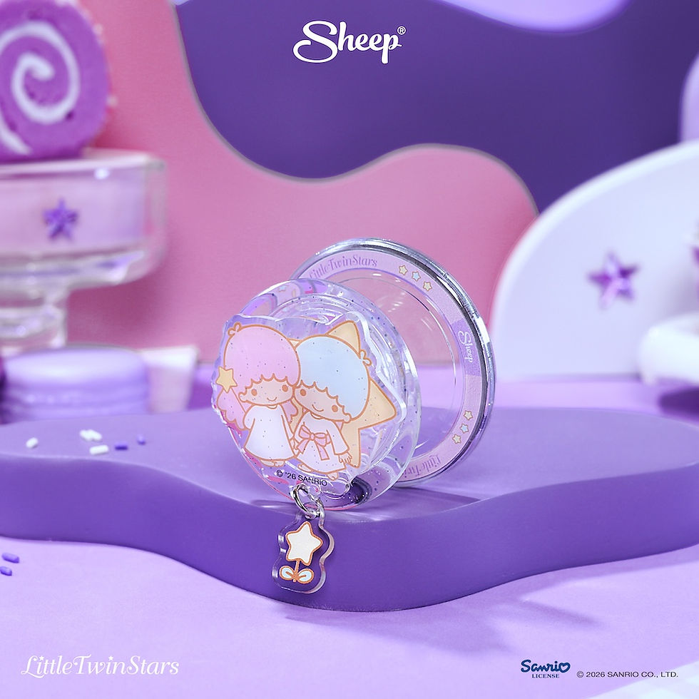 ภาพขนาดย่อ: phone accessories little twin stars ใช้คู่เคส sanrio ลิขสิทธิ์แท้ ที่แปะมือถือ สีม่วง magsafe kiki lala หมุน ได้ griptok