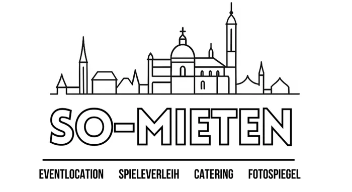SO-MIETEN Logo für Eventlocation Mietartikel und Catering