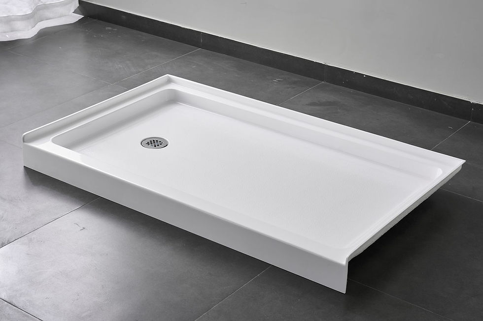 Shower Base End Drain