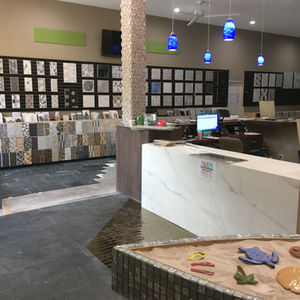 Tile Showroom and House Exterior