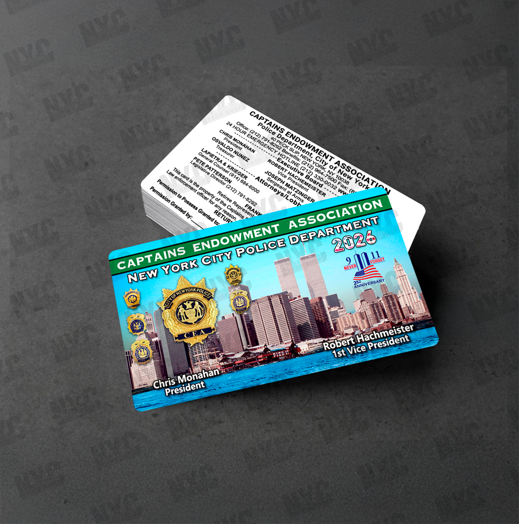 2026 NYPD Captain CEA PBA Card