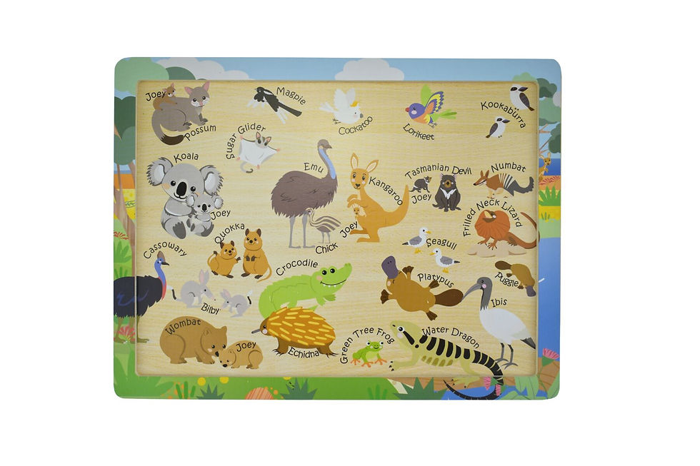 Thumbnail: Australian Animals with Names - 24 pc Jigsaw