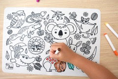 Thumbnail: Reusable Silicone Drawing Mat - Australian Animals