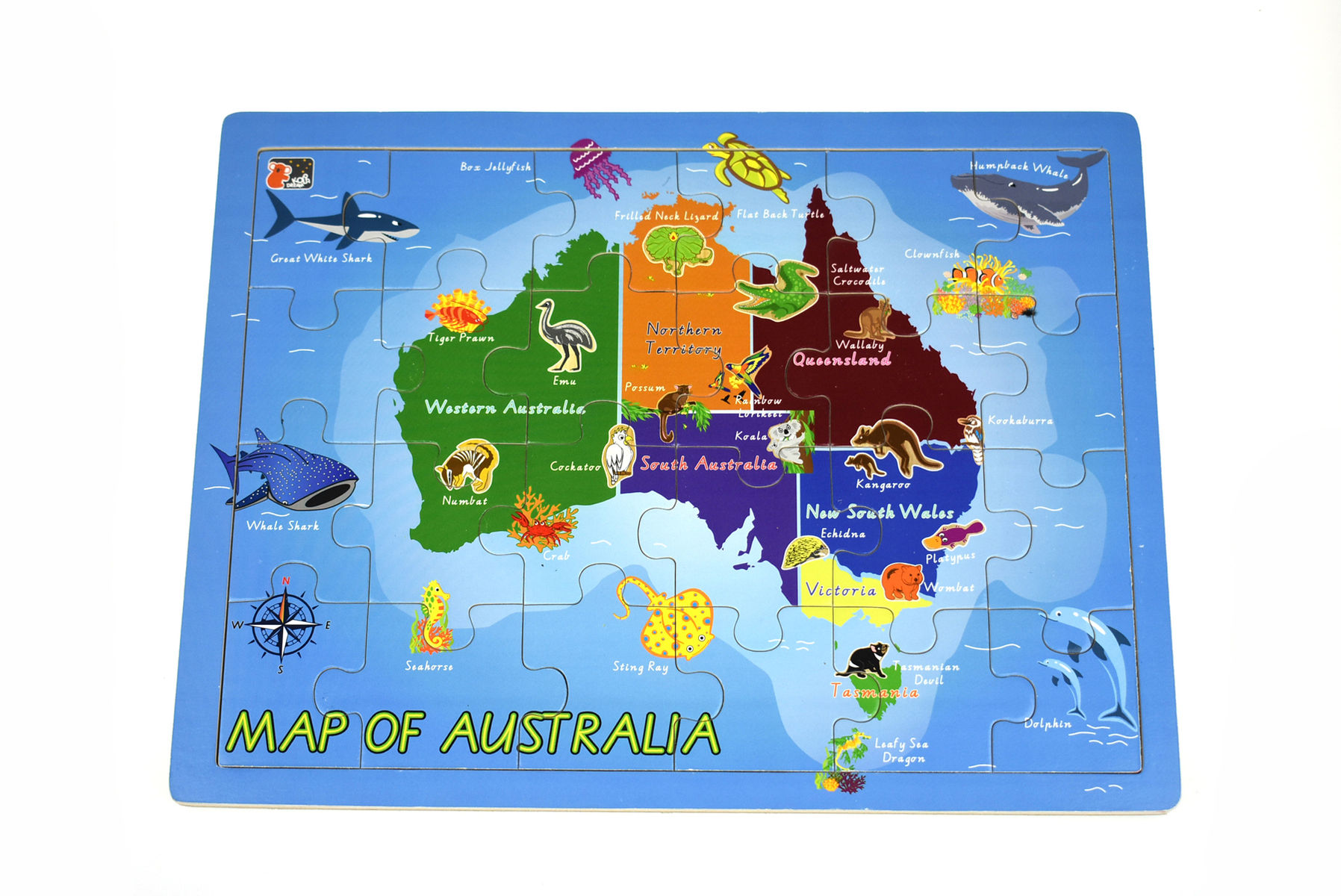 Australian Map Jigsaw