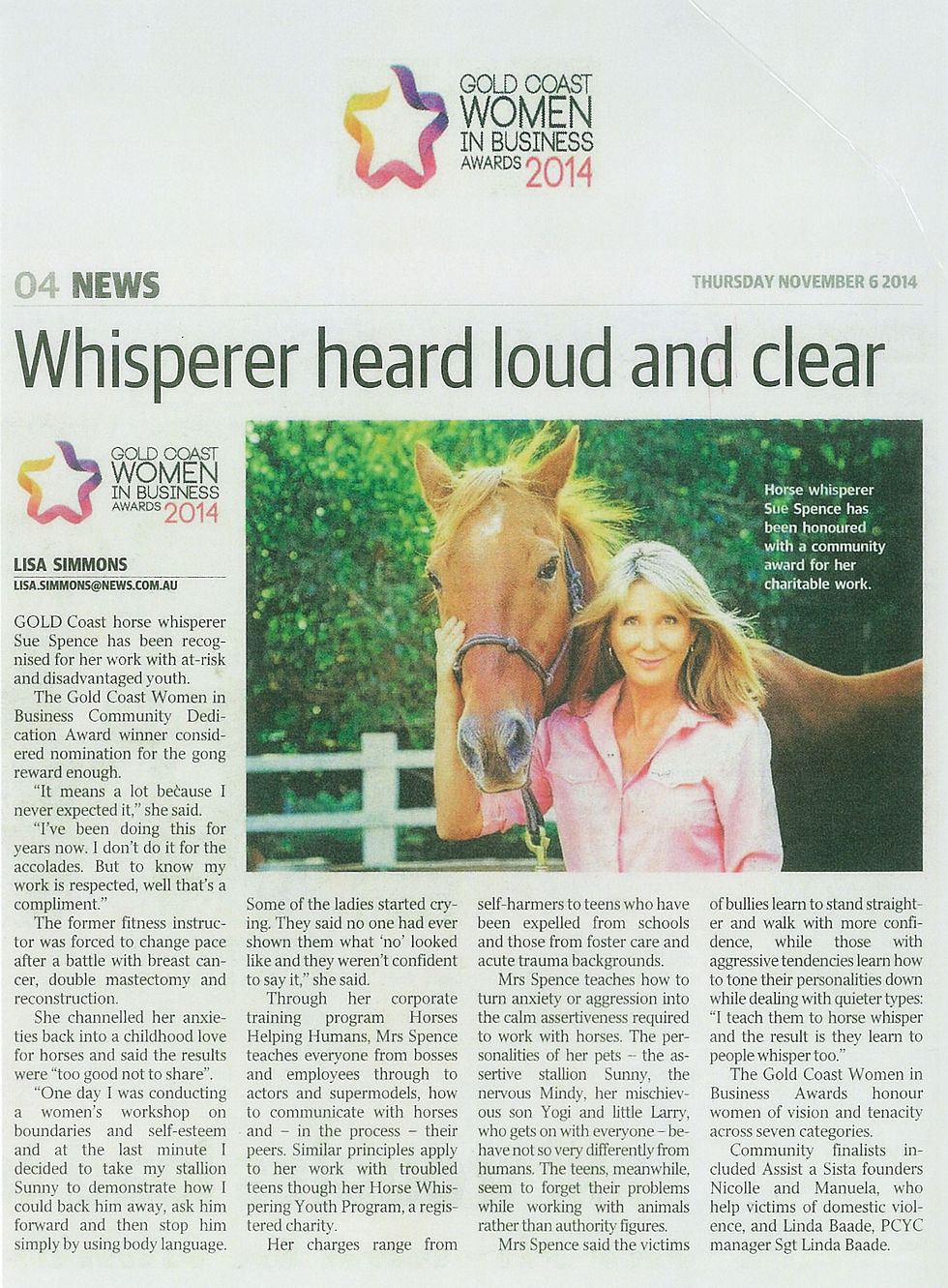 Gold coast Women in Business,Horses Helping Humans™