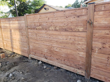 wooden fence