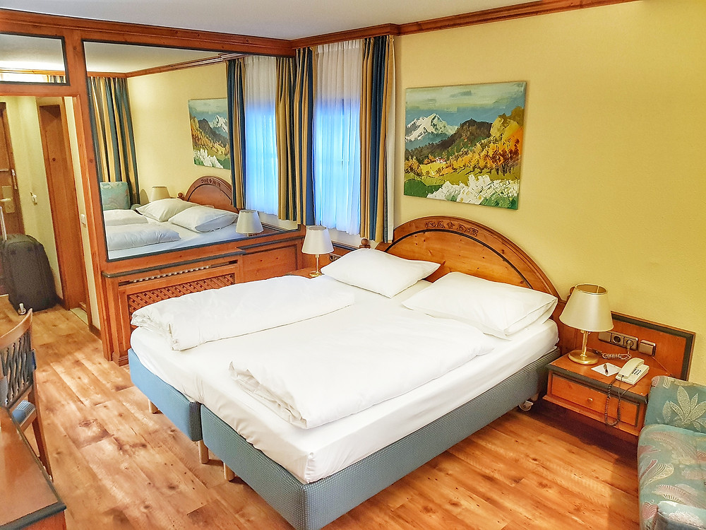 Our room with balcony in Riessersee hotel