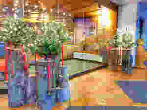 Main entrance to the Riessersee hotel