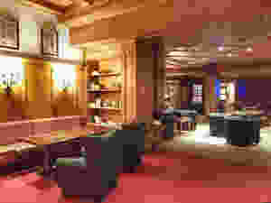 Lobby with bar in Riessersee hotel