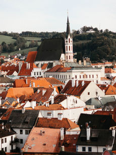 Český Krumlov in Southern Bohemia