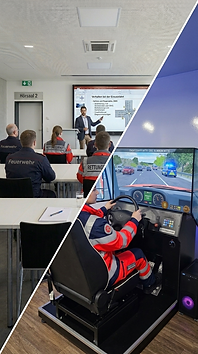 Einsatzfahrtensimulator, Blaulichtsimulator, Theorieschulung, Sonderrechte, Wegerechte, Sonderrechtschulung, Blaulicht, Einsatzfahrt