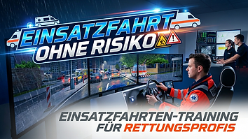 Einsatzfahrten Simulator, Blaulichtsimulator, Sonderrechte, Wegerechte, Einsatzfahrtentraining
