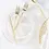 Thumbnail: Clear with Gold Rim Plastic Plates (10 Count)