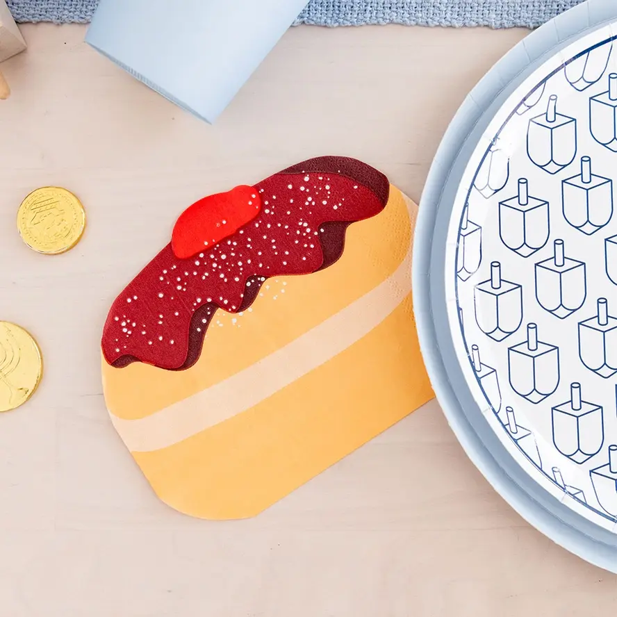 Thumbnail: Sufganiot Shaped Napkins (16 Count)