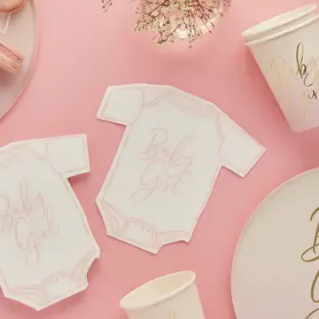 Baby Girl Napkin (16 Count)