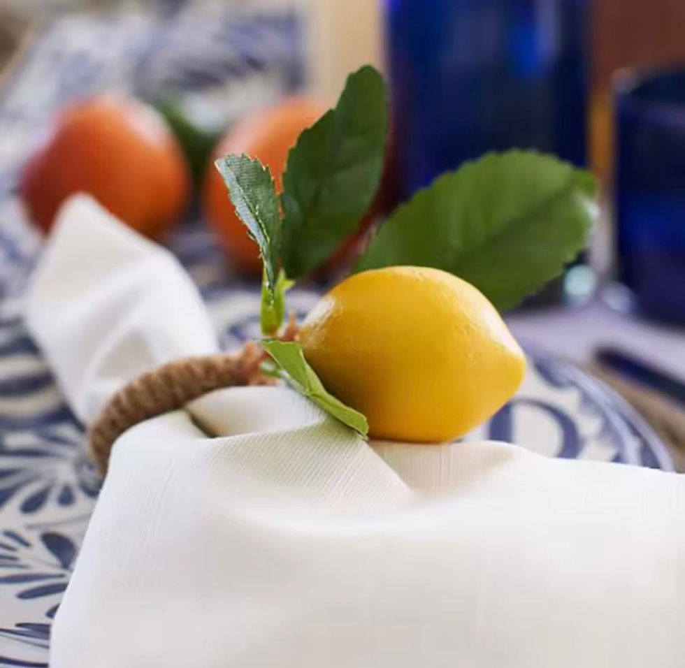 Thumbnail: Lemon Napkin Ring (6 Count)