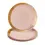 Thumbnail: Brushed Blush Premium Plastic Plates (10 Count)