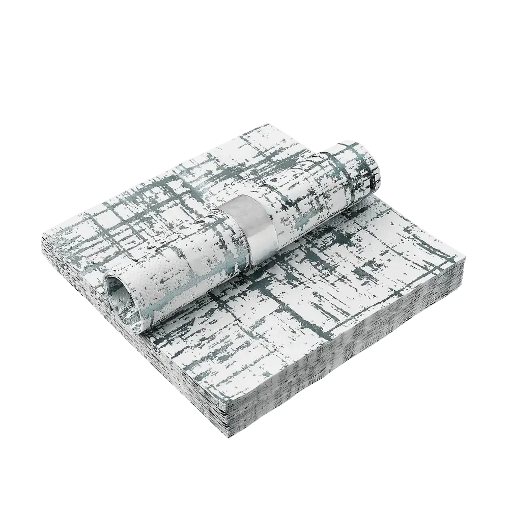 Arctic Silver Napkins - Luncheon Napkins