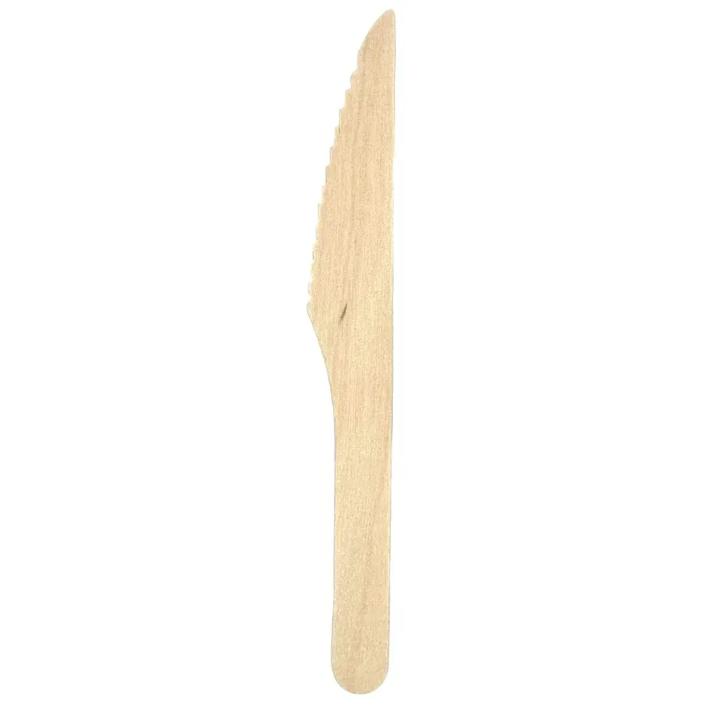 Natural Birch Eco -Friendly Disposable Knives (25 Count)