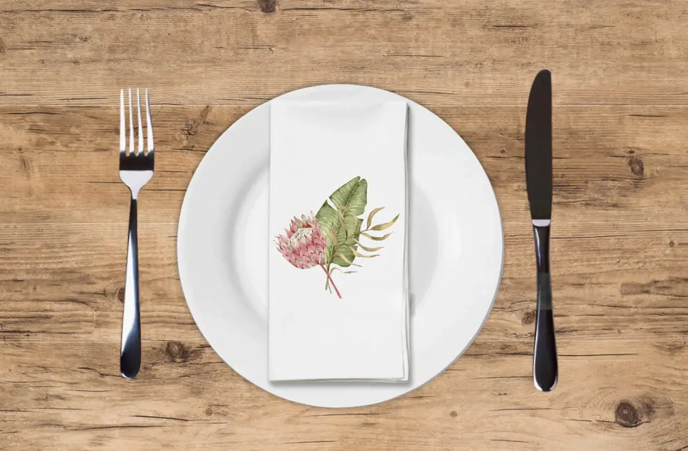Protea Bouquet Napkin (16 Count)