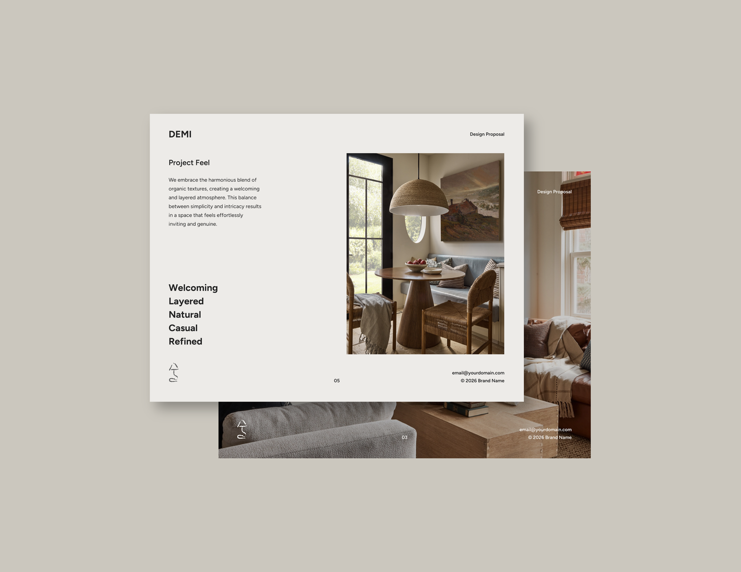 The Demi Design Proposal for Interior Designers