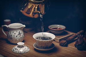 Brewing Tea;hot water