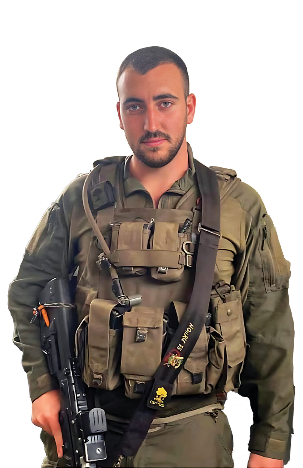 Bar, son of Pnina and Yossi, brother to Rotem and Shaked, served as radio operator to the company commander in the 51st Battalion, Golani Brigade. He was a quiet, intelligent young man with wide interests, he formed deep friendships and shared a close bond with his siblings, parents, and partner, Noa. On Simchat Torah, after his vehicle was struck by an RPG and ambushed, he insisted on continuing toward Kissufim to defend civilians: “If not us, then who?” he said. He acted with composure and determination and fell in brave combat. He was 20 years old.