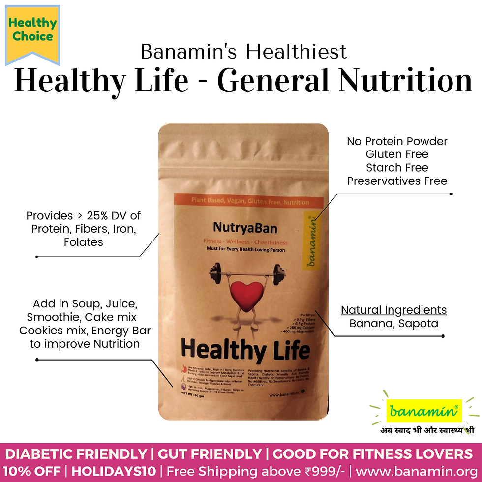 Thumbnail: High Protein, Low GI, Diabetic Friendly Health Food (500 gm) | MultiNutrient