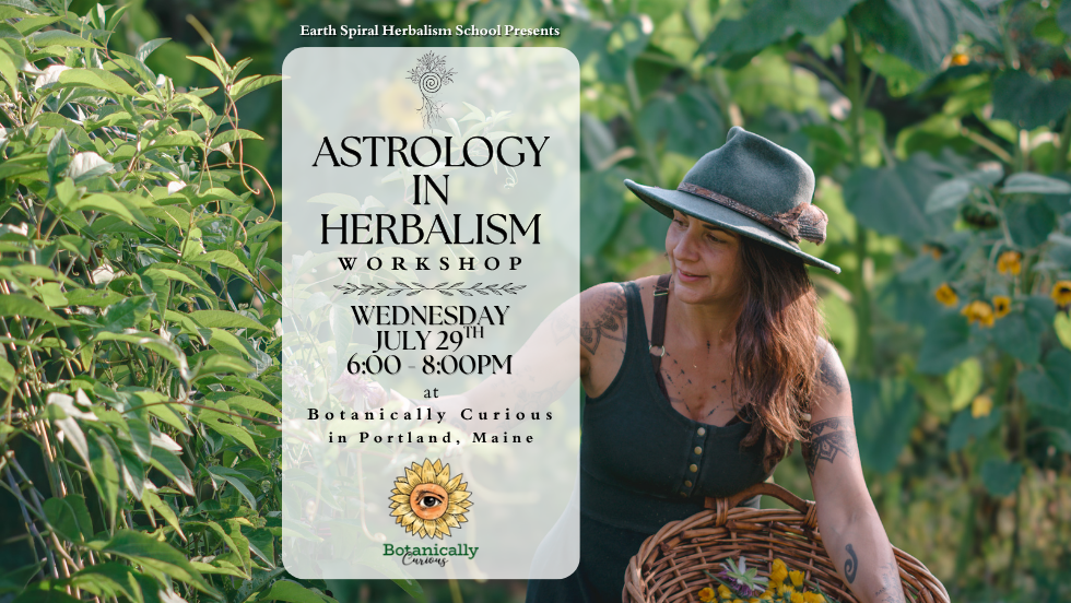 ASTROLOGY IN HERBALISM WORKSHOP | July 29th at Botanically Curious