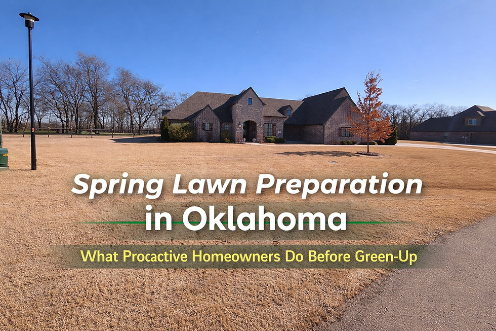 Spring Lawn Preparation in Oklahoma (Before Green-Up Guide)