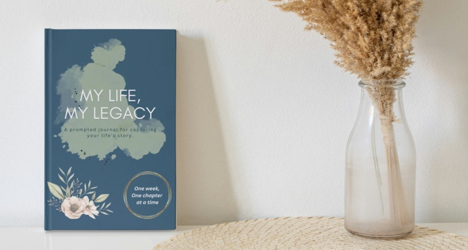 My Life, My Legacy journal for your dad to write his story and to keep for years to come