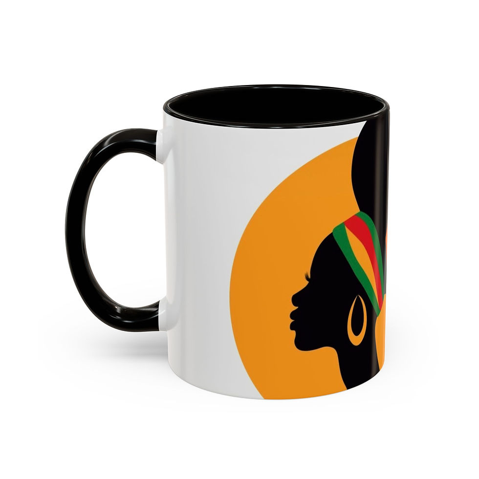 Thumbnail: Black Woman Free Powerful Coffee Cup (11oz.)