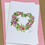Thumbnail: Heart Wreath Print Notecard - Portrait