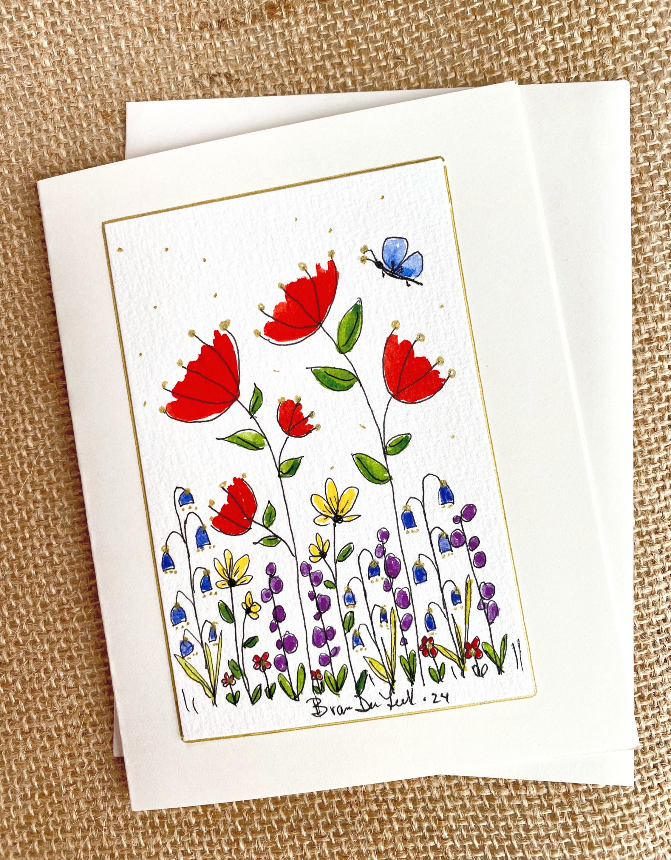 Whimsical Wildflower Notecard