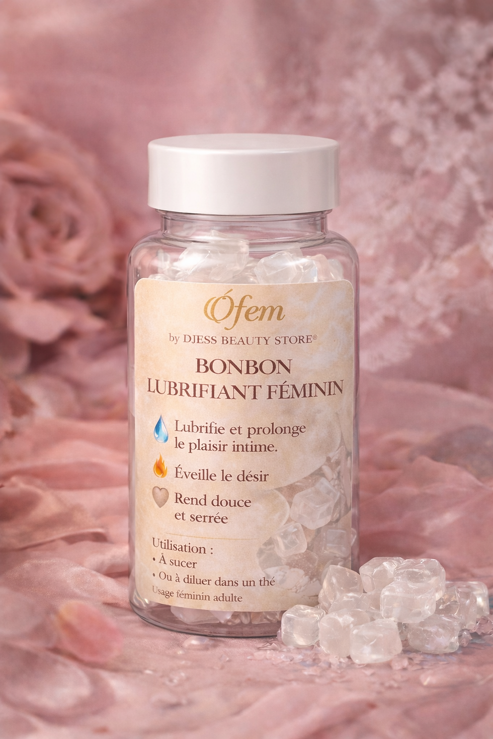Miniature : Bonbon lubrifiant Yonni Sucré-  150g