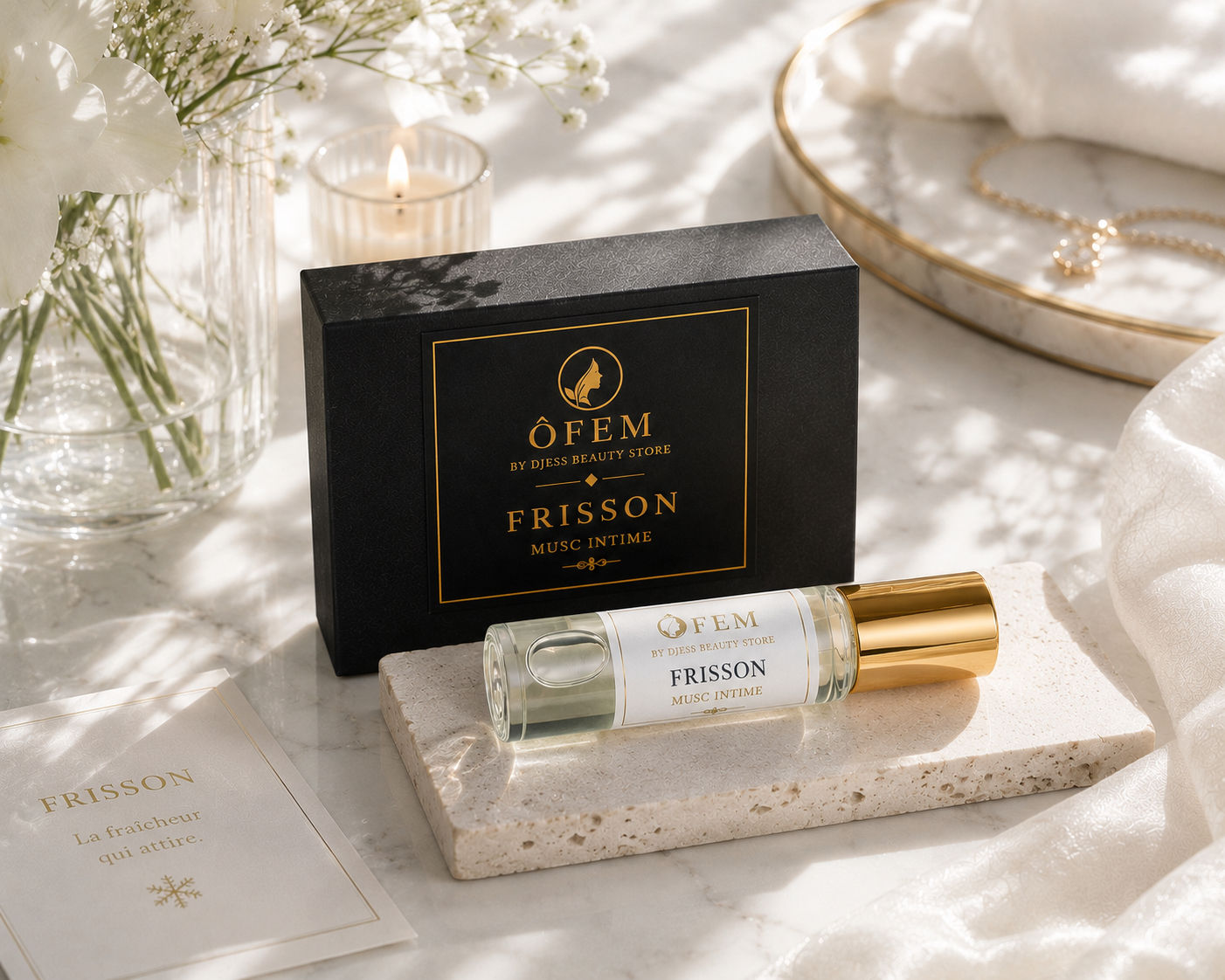 Musc intime Frisson – parfum intense et attirant femme 12ml
