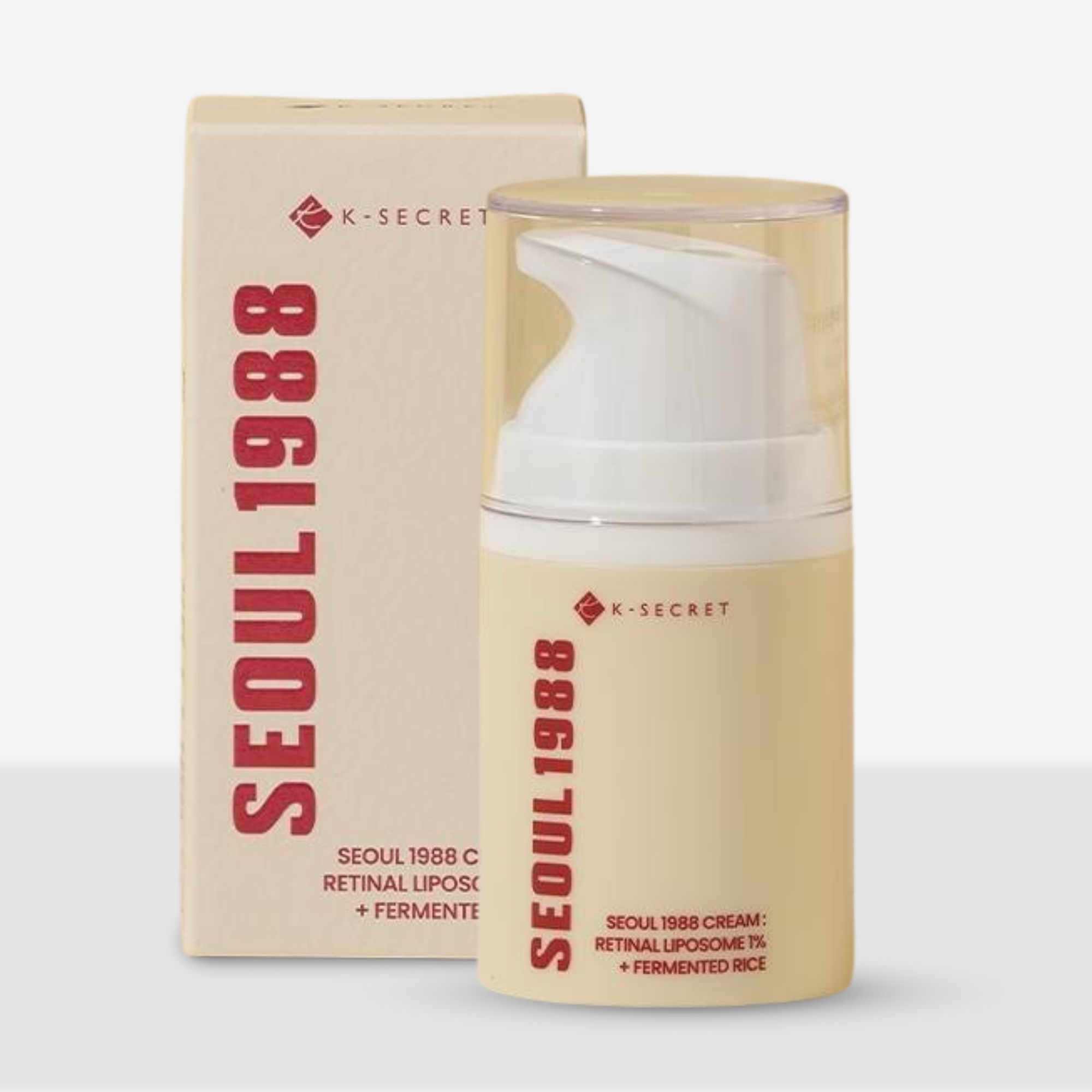 K-SECRET SEOUL 1988 CREAM RETINAL LIPOSOME 1% + FERMENTED RICE 50ML