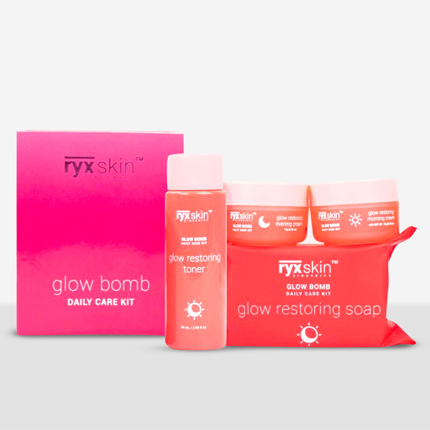 RYX SKIN GLOW BOMB DAILY CARE KIT