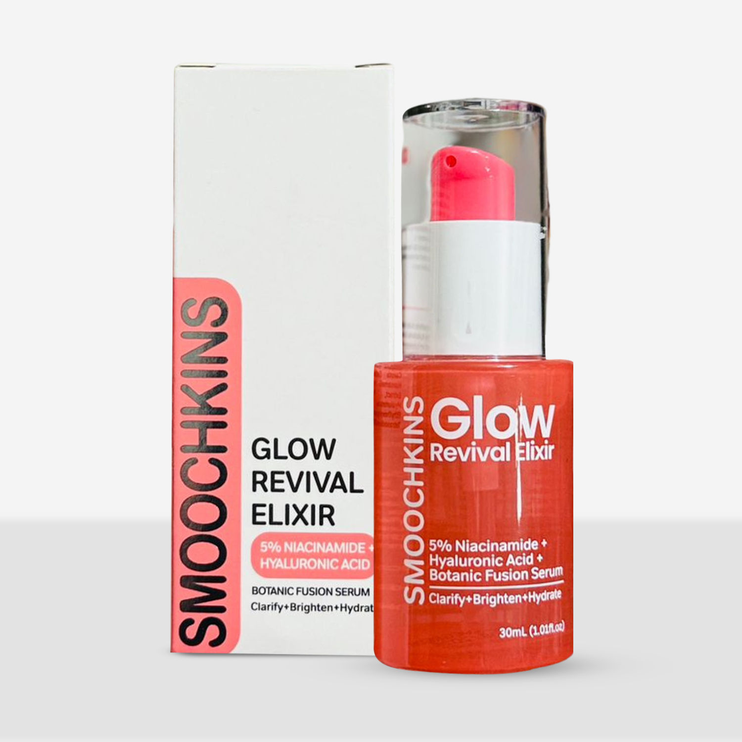SMOOCHKINS GLOW REVIVAL ELIXIR BOTANIC FUSION SERUM 30ML