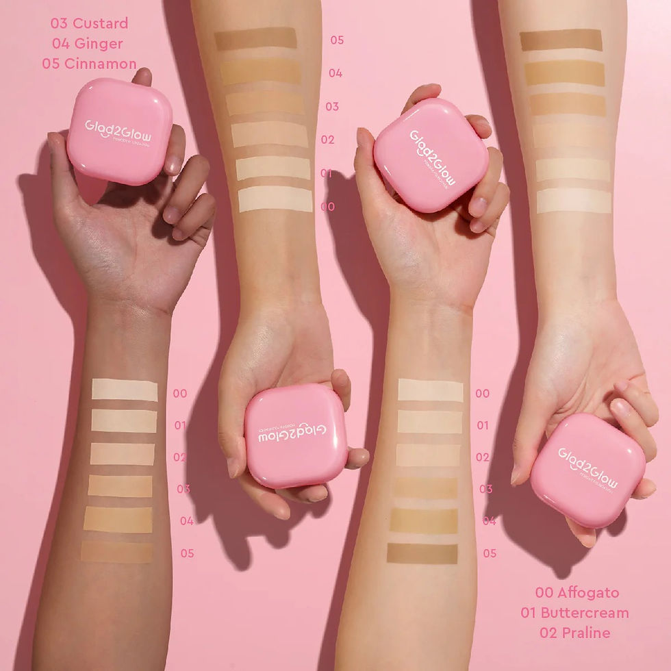 Thumbnail: GLAD2GLOW PERFECT BLURRING POWDER FOUNDATION 8.5G