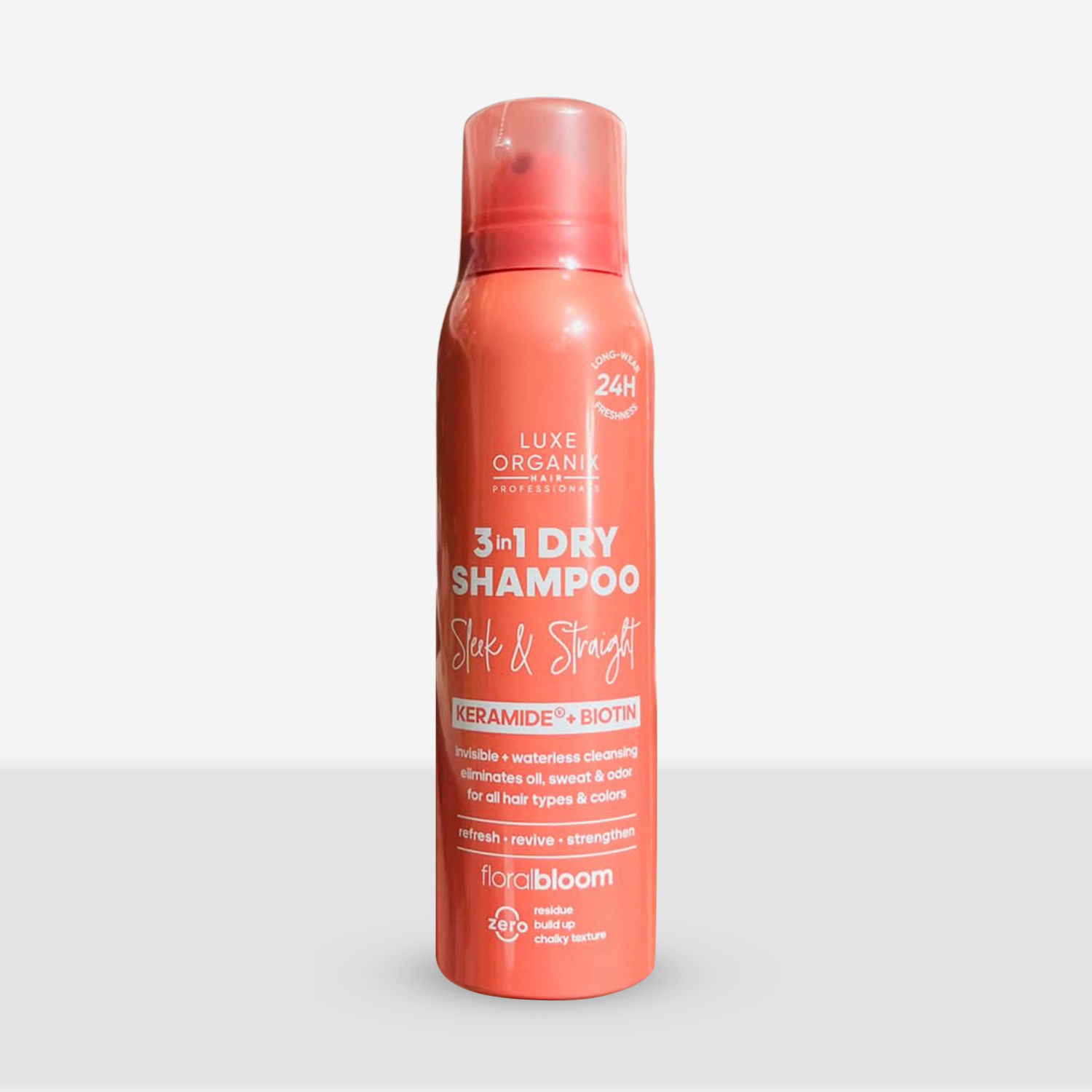 LUXE ORGANIX 3 IN 1 DRY SHAMPOO SLEEK & STRAIGHT FLORAL BLOOM 110ML