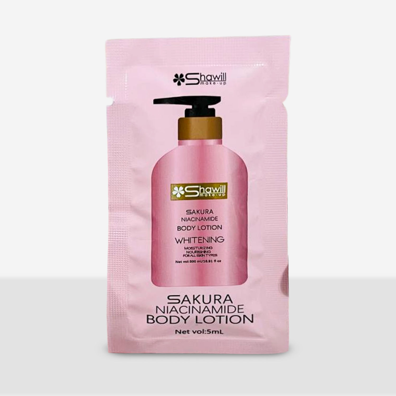 SHAWILL MAKE UP SAKURA NIACINAMIDE WHITENING BODY LOTION
