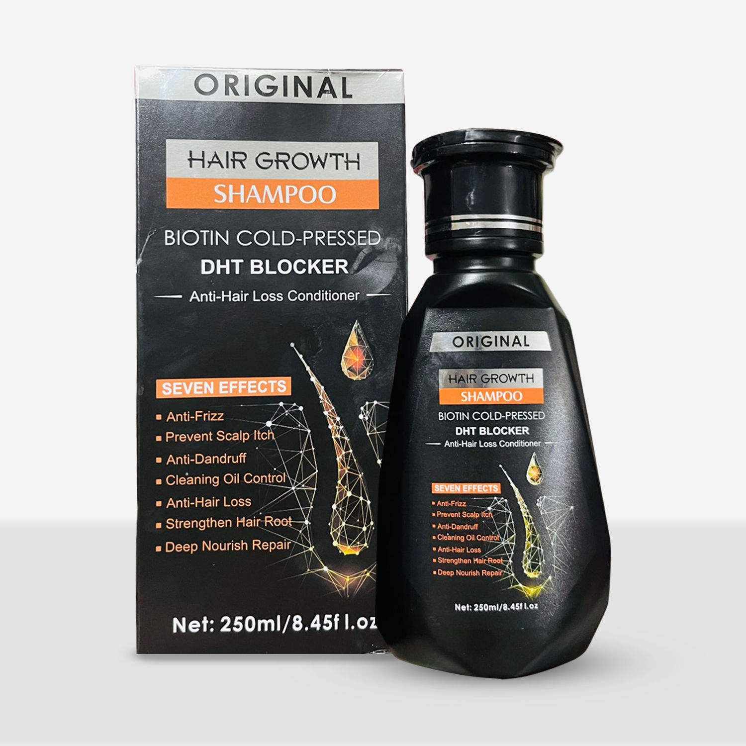 BIOTIN ORIGINAL HAIR GROWTH SHAMPOO ANTI-HAIR LOSS CONDITIONER 250ML