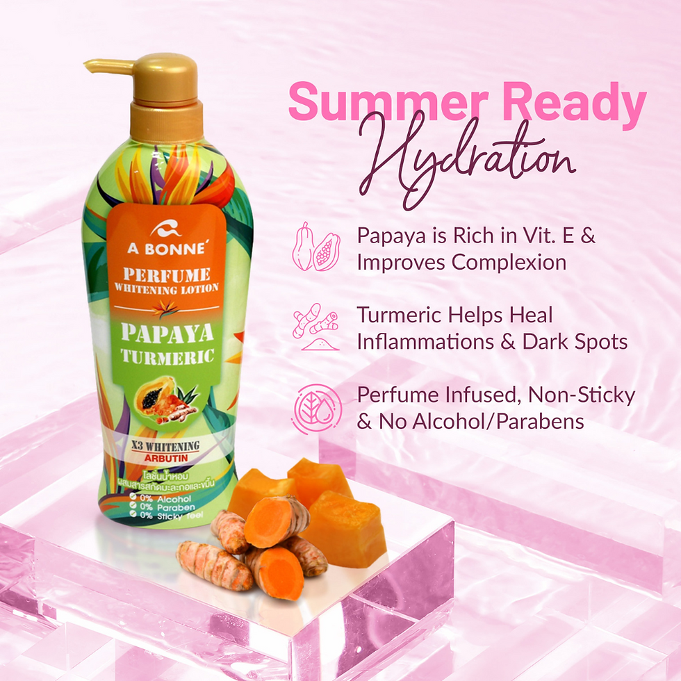 Thumbnail: A BONNE PERFUME WHITENING LOTION PAPAYA TURMERIC 500ML
