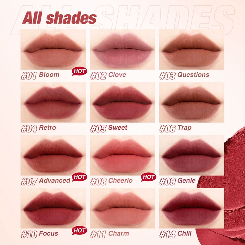 Thumbnail: OTWOO VELVET MATTE LIP & CHEEK MUD