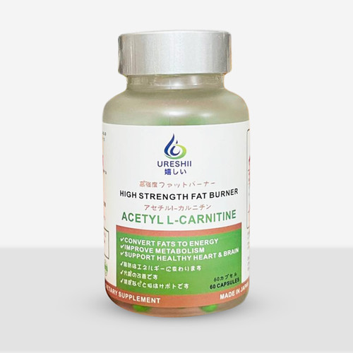 ureshii glutathione HIGH STRENGHT FAT BURNER 60 CAPSULE whitening glow treatment quantity:6 Serum Skin Perfection Copper